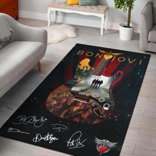 Bon Jovi Area Rug