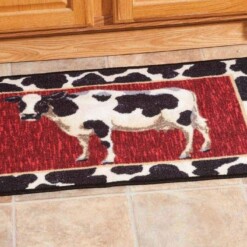 Border Accent Cow Limited Edition Rug