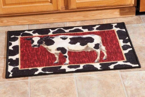 Border Accent Cow Limited Edition Rug