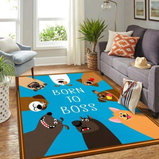 Born To Boss Mk Carpet Area Rug