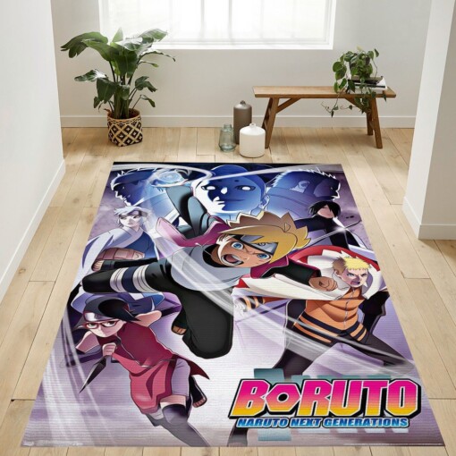 Boruto Naruto Rug  Custom Size And Printing