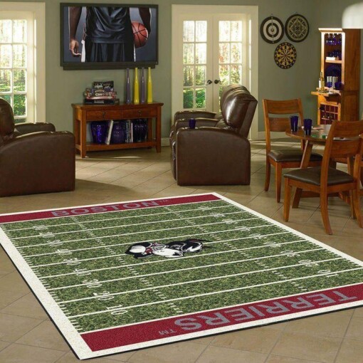 Boston University Terriers Home Field Area Limited Edition Rug
