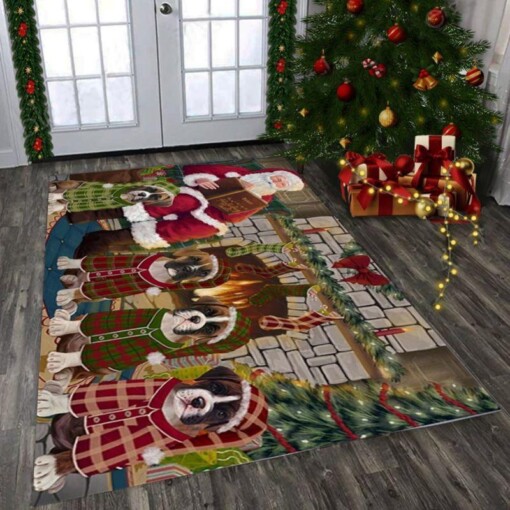 Boxer Holiday Tails Rectangle Limited Edition Rug