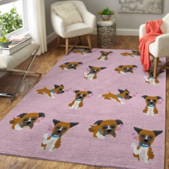 Boxer Pink Heart Limited Edition Rug