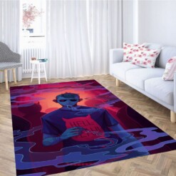 Boy Smoking Carpet Rug