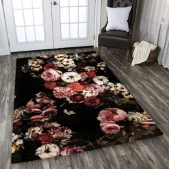 Briar Rose Flowers Rectangle Limited Edition Rug