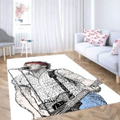 Brucespringsten Artwork Living Room Modern Carpet Rug