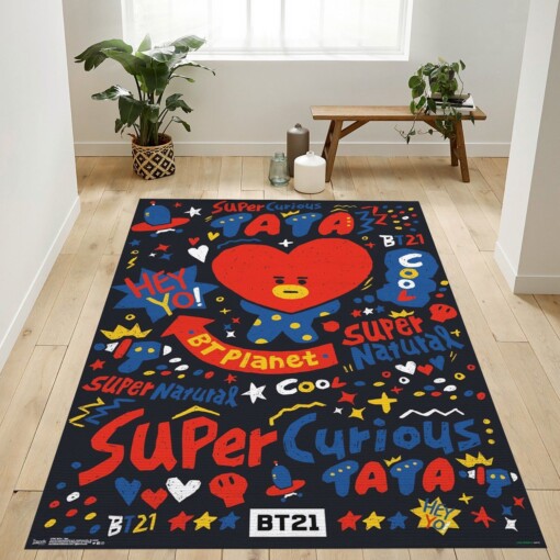 Bt21 Tata Rug  Custom Size And Printing