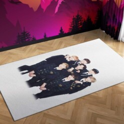 Bts Bring The Soul Carpet Mock Area Rug