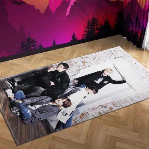 Bts Bring The Soul Wall Carpet Mock Area Rug