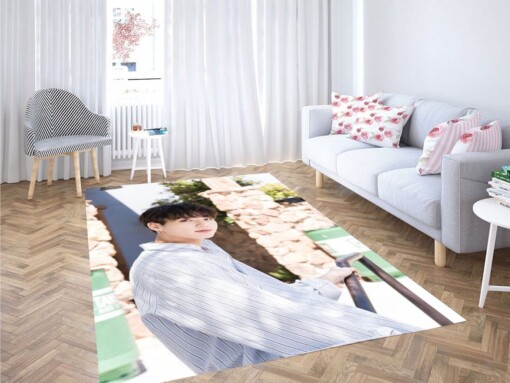 Bts Jungkook Living Room Modern Carpet Rug