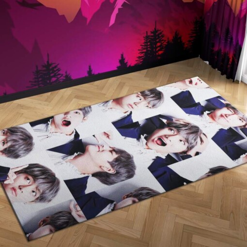 Bts Kim Taehyung Carpet Mock Area Rug