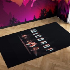 Bts Micdrop Carpet Mock Area Rug