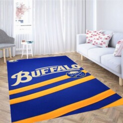 Buffalo Sabres Living Room Modern Carpet Rug