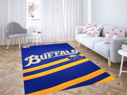 Buffalo Sabres Living Room Modern Carpet Rug