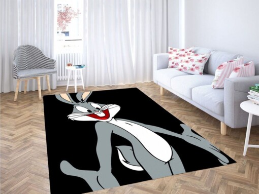 Bugs Bunny Smile Living Room Modern Carpet Rug