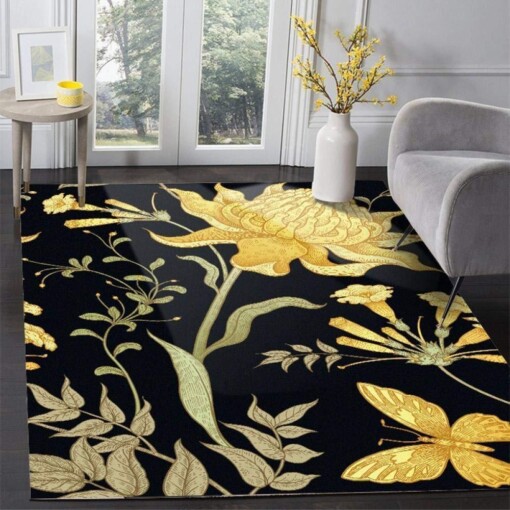 Butterfly Flower Limited Edition Rug