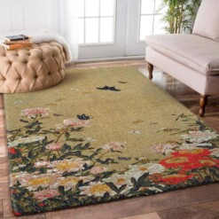 Butterfly Flower Limited Edition Rug