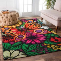 Butterfly Flower Limited Edition Rug