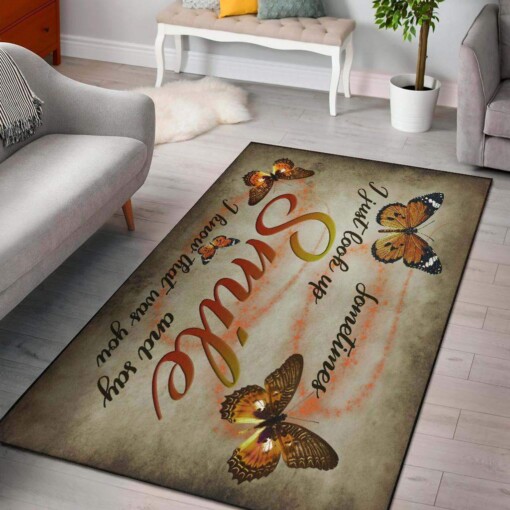 Butterfly Smile Limited Edition Rug