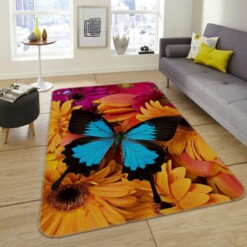 Butterfly Sunflower Limited Edition Rug