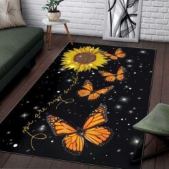 Butterfly Sunflower Limited Edition Rug