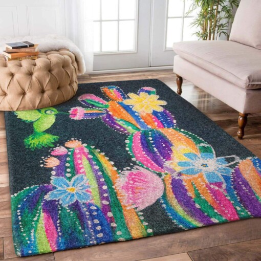 Cactus Hummingbirds Limited Edition Rug