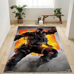 Call Of Duty Ruin Rug  Custom Size And Printing