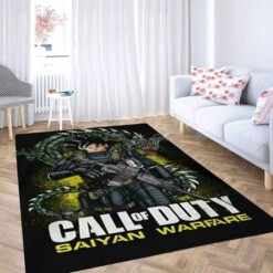 Call Of Duty Saiyan Dragon Ball Z Carpet Rug