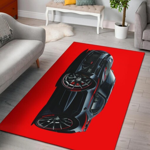 Camaro Ss Car Art Area Rug