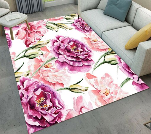 Camellia Flower Limited Edition Rug