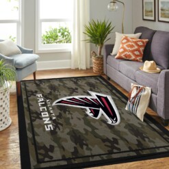 Camo Camouflage Atlanta Falcons Nfl Limited Edition Rug