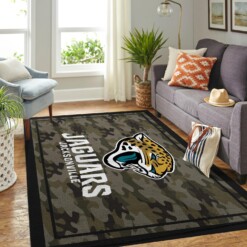 Camo Camouflage Jacksonville Jaguars Nfl Limited Edition Rug