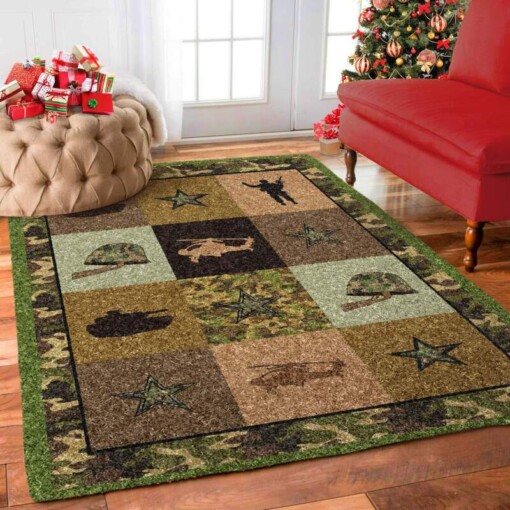 Camouflage Camo Limited Edition Rug