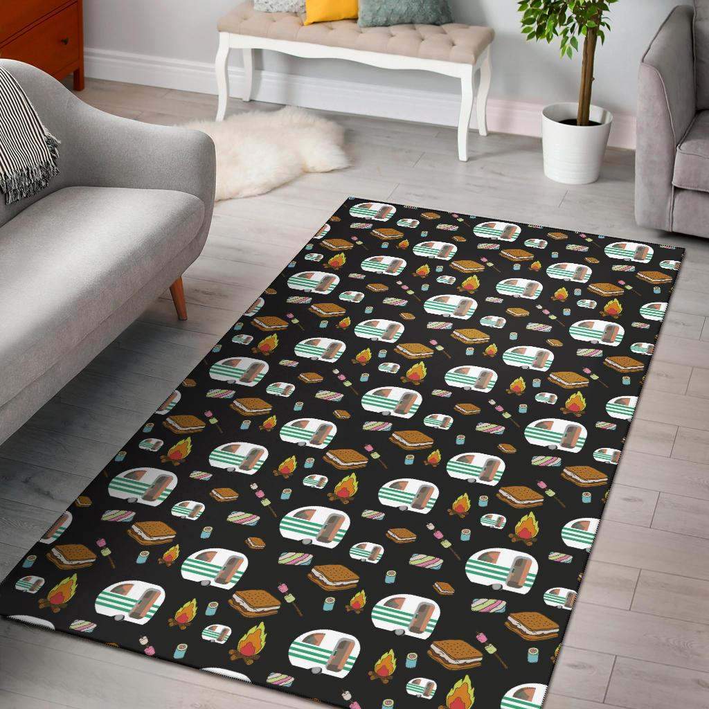 Camper Marshmallow Camping Design Limited Edition Rug