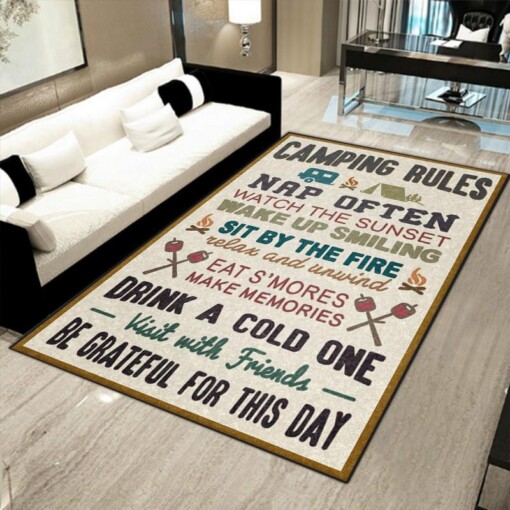 Camping Hn Limited Edition Rug