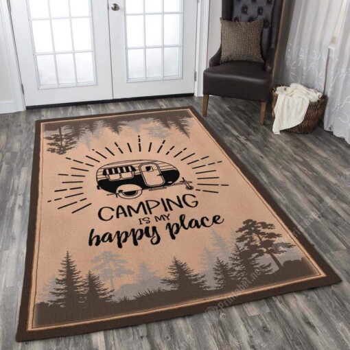 Camping Is My Happy Place Limited Edition Rug