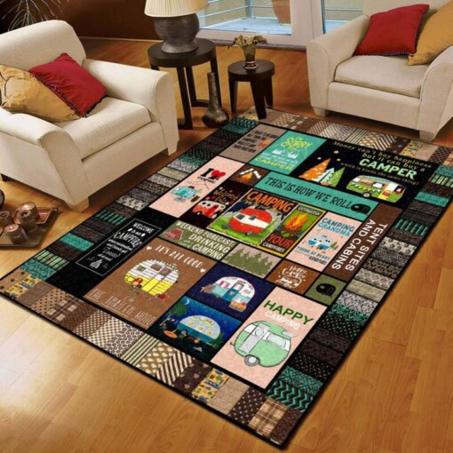 Camping Limited Edition Rug