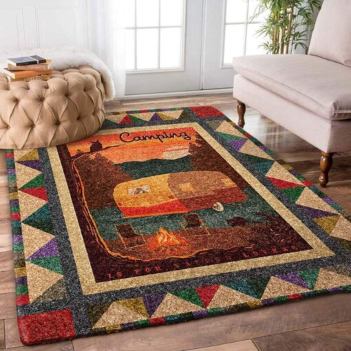 Camping Limited Edition Rug