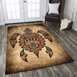 Canadian Aboriginal Turtle Limited Edition Rug