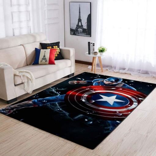 Captain America Area Limited Edition Rug