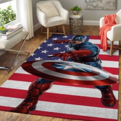 Captain America Area Limited Edition Rug