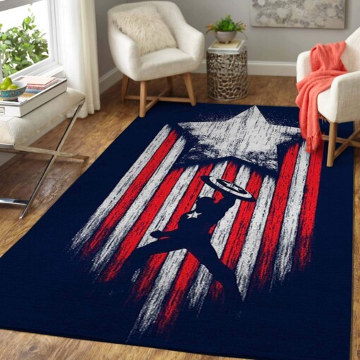 Captain America Area Limited Edition Rug