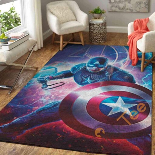 Captain America Area Rug