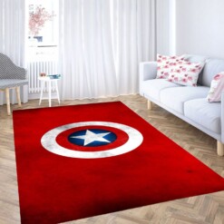 Captain America Carpet Rug