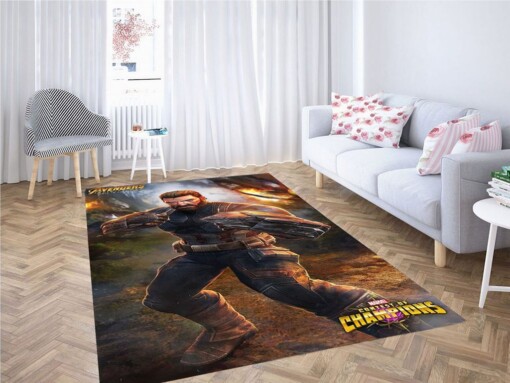 Captain America infinity War Living Room Modern Carpet Rug