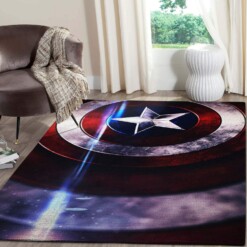 Captain America Shield Area Limited Edition Rug