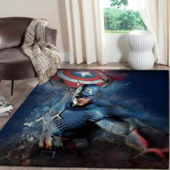 Captain America Shield Area Limited Edition Rug