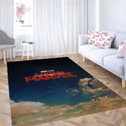 Captain Marvel Studios Living Room Modern Carpet Rug