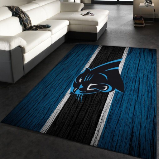 Carolina Panthers Sport Rug  Custom Size And Printing